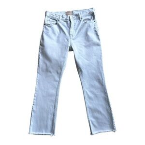 Everlane‎ White High Rise Kick Crop Jeans Size 30